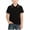 Black, variant on Yeaiivve Boys Short Sleeve Golf Shirt Striped Button Collared Cotton T-Shirts Regular Fit Casual School Uniform Summer Polos Shirts Black 150