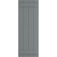 thumbnail image 5 of Ekena Millwork 21 1/2"W x 26"H True Fit PVC Four Board Joined Board-n-Batten Shutters, Ocean Swell (Per Pair - Hardware Not Included), 5 of 9