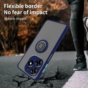 Case for Tecno Spark 10 Pro Case with Stand, Compatible with Magnetic Car Phone Mount, Ultra Slim Tecno Spark 10 Pro Phone Case for Women Men Shockproof Protective Cases Cover (Navy Blue)