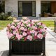 thumbnail image 4 of Adorno de suelo con flores artificiales de begonia para exteriores | Ramo de flores artificiales realista para macetas en el patio, 4 of 6