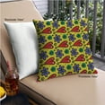 thumbnail image 2 of Ahgly Company Outdoor Square Patterned Throw Pillow, 18 inch by 18 inch, 2 of 6