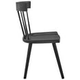 thumbnail image 2 of Modway Sutter 18" Spindle Back Modern Wood Dining Side Chair in Black, 2 of 7