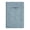 Grey Blue, variant on 1Pc Aqua Blue Medium Lined Journal Notebook, Soft Textured PU Leather Notepad 7"x10" with Band & Bookmark