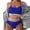 D598/Blue, variant on Afdoent Women's Bikini Sets New Women's Split Swimsuit Bikini Two Piece Swimwear Bathing Suit Vintage Swimwear