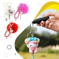 thumbnail image 3 of Minnieouse Llavero con pompón de felpa, tirador de tarjeta de crédito fácil de usar, regalo de estilo moderno, fácil Ropa, zapatos y accesorios Miscelánea Negro, 3 of 6