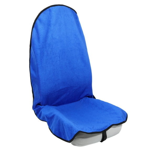 Unique Bargains Blue Universal Car Seat Cover Anti-Slip Towel Seat Protector Pad for Car Trucks SUV Travel Accessories
