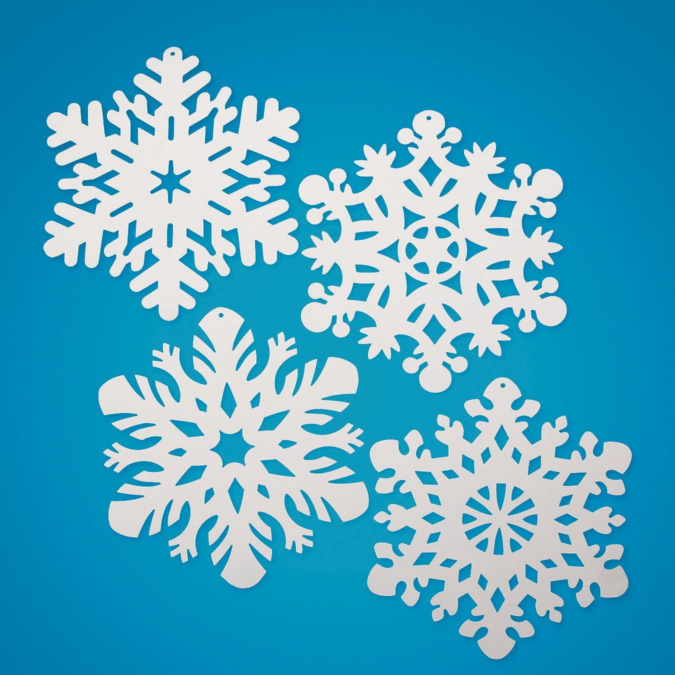 14.4" White Snowflakes (pack of 24)