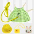 thumbnail image 2 of Pet Dress Set Rabbit Vest Costume Clothes Daily Fashion Outfit Watermelon_S, 2 of 5