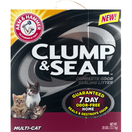 Arm & Hammer Clump & Seal Multi-Cat Litter, 28 Lb.
