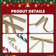 thumbnail image 6 of Velvet Bows Kit for Christmas Decorations 24 Pre-Tied Velvet Bows and 6 Glitter Candy Canes for Tree, Wreath, and Gifts, 6 of 6
