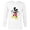White, variant on Disney Mickey Mouse Surprised - Long Sleeve T-Shirt for Men - Customized-White
