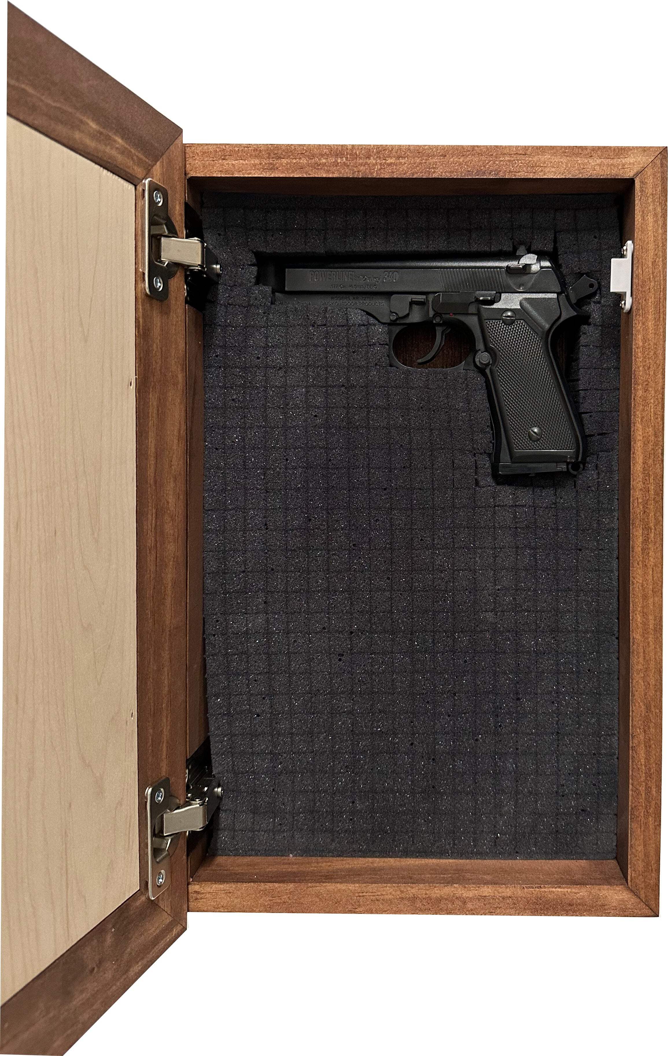 Hidden Gun Storage Tree Roots Silhouette Concealment Shelf