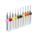 thumbnail image 2 of PCB Circuit Board Carbide Drill Set for CNC Rotary Tool Assorted Colors 2.1mm to 3.0mm, 2 of 10