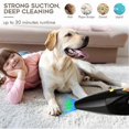 thumbnail image 4 of Wireless Handheld Vacuum Cleaner 100W Powerful Portable Car Vacuum Cleaner, Mini Wet and Dry Vacuum Cleaner, Black_Perfect Gift, 4 of 5