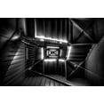 thumbnail image 2 of Hara, Tomoshi 32x22 White Modern Wood Framed Museum Art Print Titled - X-Spiral, 2 of 4