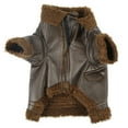 thumbnail image 2 of Chaqueta de cuero para perros chaqueta para perros impermeable de moda a prueba de viento para invierno para exteriores gatos perros pequeños medianos y grandes ANGGREK  Otros, 2 of 8