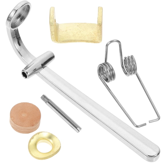 LULULION 1Set Trombone Drain Valve Fitting with Cork Pad Assorted Color Easy Install Replacement Accessory