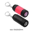 thumbnail image 2 of Lámpara Mini linterna LED Llavero portátil Camping al aire libre Senderismo Antorcha (Negro), 2 of 3