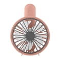 thumbnail image 1 of Ventilador recargable USB Verano Cooler Mini ventilador eléctrico portátil con 5 aspas y 3 velocidades Herramienta de enfriamiento de verano, rosa Methold HA8629-04B, 1 of 6