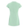 thumbnail image 6 of GEWSEY Women's Casual T Shirt Dress Summer Short Sleeve Swing Dresses with Pockets (Mint Green, XXL), 6 of 6
