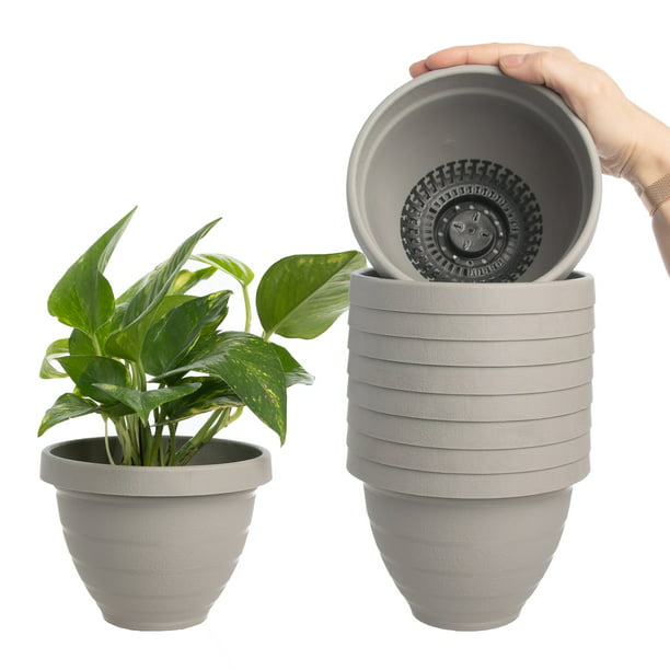 Hc Companies 10 Pack 6 Outdoor Indoor Self Watering Planters