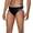 Black/Blue, variant on Men's Edge Splice Brief Swimsuit (Black/Red, 32)