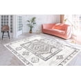 thumbnail image 3 of Contemporary Drop Collection Area Rug in Sand Color and Rectangle, Runner Shape, 3 of 8