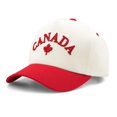 thumbnail image 2 of XIAOCHA Men's Canada Maple Leaf Embroidered Baseball Cap Adjustable Outdoor Sun Protection Dad Hat,Red, 2 of 4