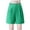 Green, variant on fatyb Wide Leg Shorts for Women Knee Length Elastic High Waist Casual Shorts Loose Womens Summer Shorts