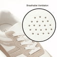 thumbnail image 3 of BERANMEY Women's Retro Fashion Sneakers Comfortable Casual Anti Slip Platform Low-Top Sneakers Lace Up Memory Foam Tennis Walking Skate Shoes, 3 of 8