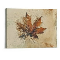 BCIIG  Fall Wall Art Prints Decor,Autumn Pumpkin Maple Leaf Vintage 20x16Inch , Farmhouse Rustic Bedroom Living Room Home Porch Office Fall Themed Decor