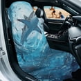 thumbnail image 2 of ZUXONGSY Car Seat Cover Towel Shark Print Cars Seat Towel Covers Non-Slip Towel Bucket Seat Covers Universal Fit for Cars Suvs Vans Trucks, 2 of 8