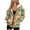 Hippie Flower, variant on FOR U DESIGNS Sunflower Corgi Zipper Hoodies for Women Long Oversized Hooded Cardigan Size XS Long Sleeve Sweatshirt for Women Down-Shoulder Collar Hoodie with Pockets
