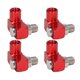 thumbnail image 2 of Conector de manguera de aire de 360 grados, adaptador de herramienta neumática de rosca NPT de 1/4 pulgadas, 4 Uds., 2 of 5