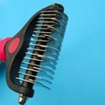 thumbnail image 7 of Pet Deshedding Brush, Long Hair Undercoat Dematting Rake Design, Grooming Tool for Dog Cat Tangles Knots & Loose Fur Removal (Orange), 7 of 7
