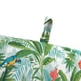 thumbnail image 6 of Jordan Manufacturing 44" x 22" Jabber Clover Multicolor Tropical Rectangular Outdoor Chair Cushion with Ties and Hanger Loop, 6 of 11