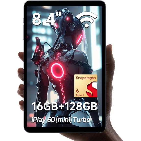 Alldocube iPlay 60 mini Turbo 8.4 inch Snapdragon Tablet, 16GB(8 8) 128GB
