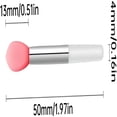 thumbnail image 3 of BPPEG 6PCS Silicone Lip Scrub Brush Reusable Lip Balm Applicators for Lip Care, 3 of 5
