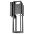 thumbnail image 3 of Nuvo Lighting Supreme 10W LED Small Wall Lantern Matte Black Finish, 3 of 7