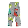 thumbnail image 4 of Kdxio Women's Comfy Stretch Cute DinosaurPrint Drawstring Pajama Pants-Small, 4 of 9