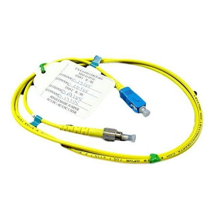 1M Leviton Fiber Optic Singlemode Simplex Patch Cable Cord SC FC UPC UPSCF-S01