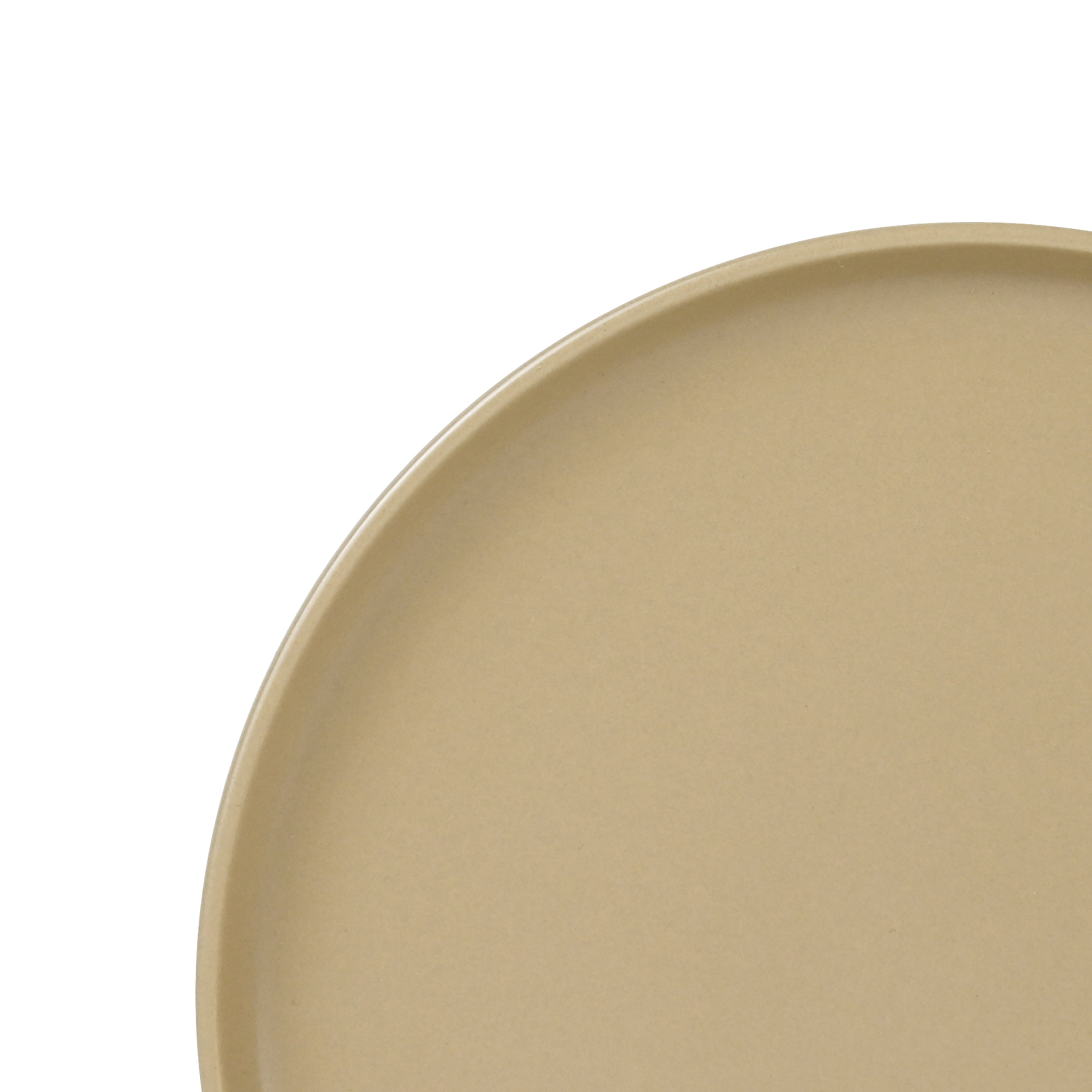 Mainstays Alessandra Matte Brown Round Stoneware Salad Plate
