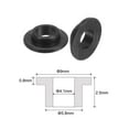 thumbnail image 2 of Uxcell 12 pack Flanged Sleeve Bearings Plastic Bushings 4.1mm Bore x 5.8mm OD x 2.5mm Length Nylon Bushings, Black, 2 of 5