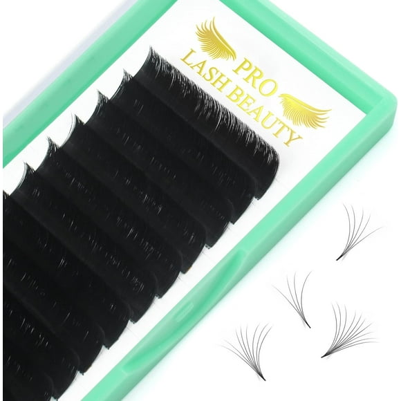 AIR-Easy Fan Volume Lashes DD-0.07-16 Volume Lash Extensions Rapid Blooming Lashes 9 to 20 mm Mega Volume Lash Extensions C D curl Flowering Lash Extensions Rapid Blooming Eyelash Extensions(DD-0.07,