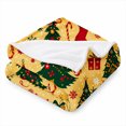 thumbnail image 2 of Rdsfhsp Christmas Tree Ornament Pattern Soft Flannel Throw Blanket, Plush Cozy Fleece Blanket for Couch Sofa Bed, Lightweight Holiday Blanket for Winter Home Decor and Travel 80"x60", 2 of 5