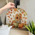 thumbnail image 5 of HELLHERO Maple Leaf Cat Teapot Dust Cover for Polyester Canvas Keep Warm with Lightweight, 5 of 8