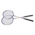thumbnail image 3 of Badminton Racket, Durable Practical Lightweight Badminton Racquets Purple Ferroalloy With Storage Bag For Gym For Students, 3 of 8