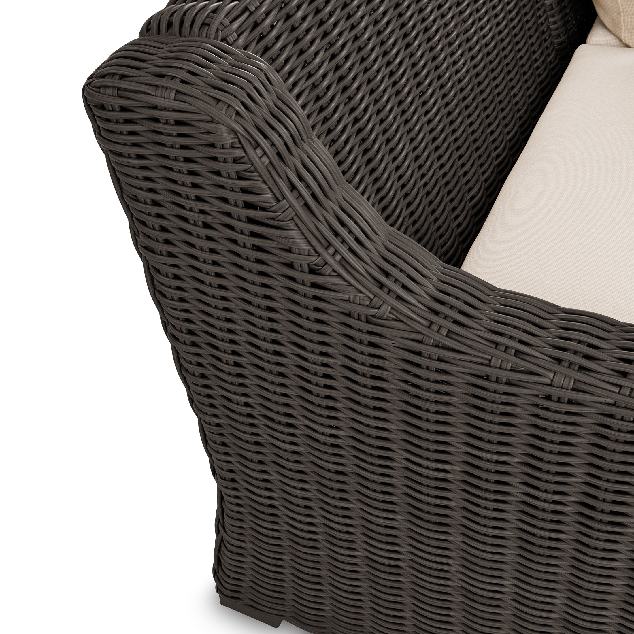 Better Homes & Gardens Bellamy Outdoor 2pk Lounge Chairs, Dark Brown