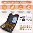 thumbnail image 4 of 1 Set Car Brake Fluid Exchanger Connector Oil Pump Adapter Kit Universal Oil Exchanger Connector Auto Repair Tools, 4 of 8