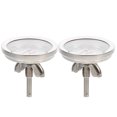 thumbnail image 1 of Shisuyan Barbecue Thermometers Rectangular 2Pcs 1.97x1.97x2.16in, 1 of 8